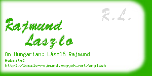 rajmund laszlo business card